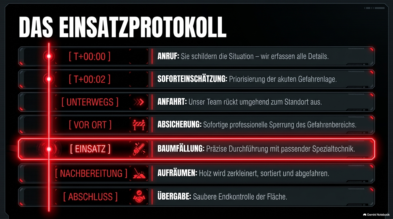 Das Einsatzprotokoll