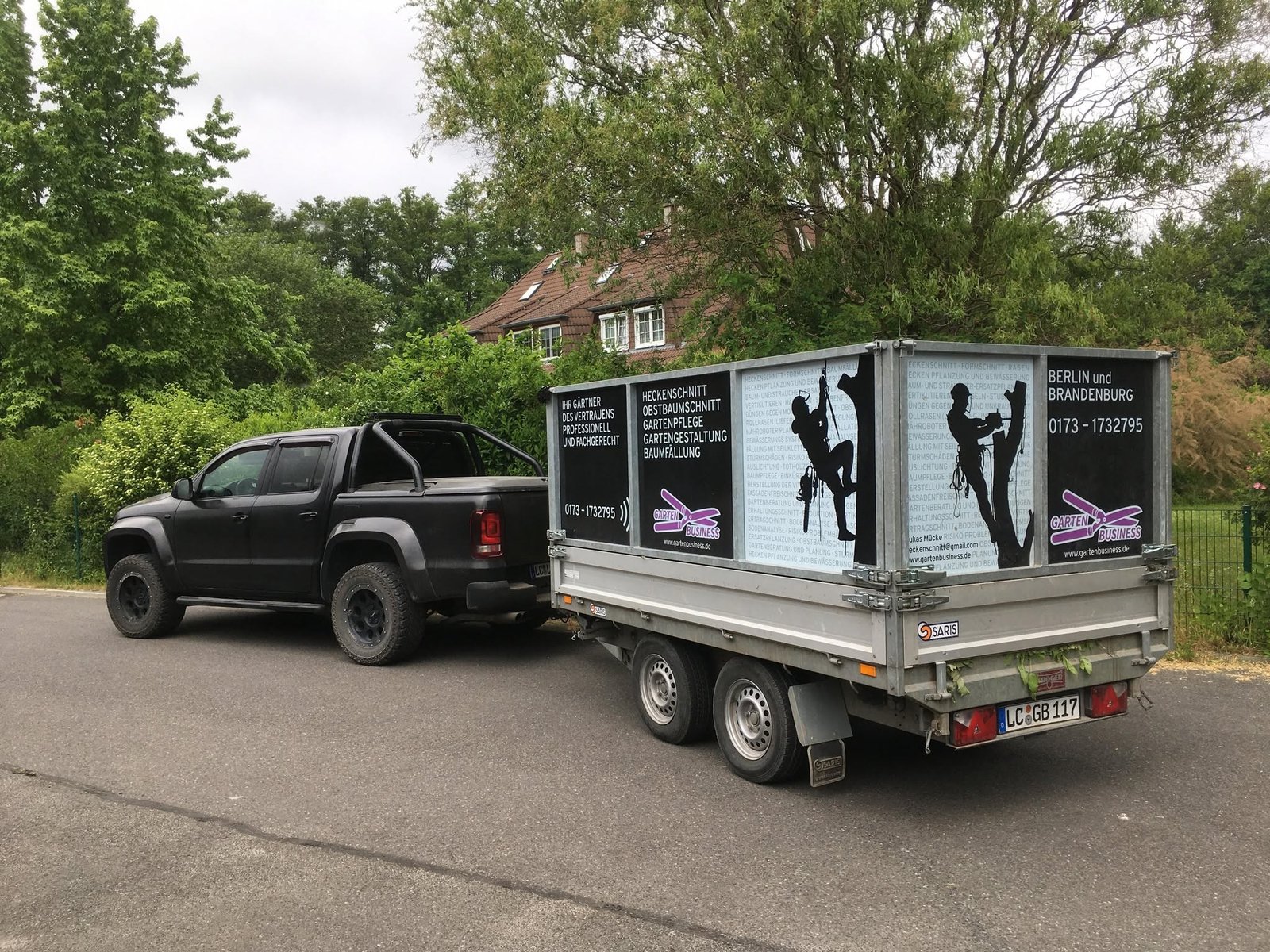 Maschinenpark und Fuhrpark von GartenBusiness Lukas Mücke
